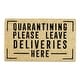 preview thumbnail 1 of 4, DII Quarantining…Deliveries Here Doormat - 2' x 3' Deliveries Here