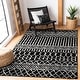 preview thumbnail 20 of 18, SAFAVIEH Tulum Lelya Moroccan Boho Tribal Rug - Ivory/Grey - 5' Round