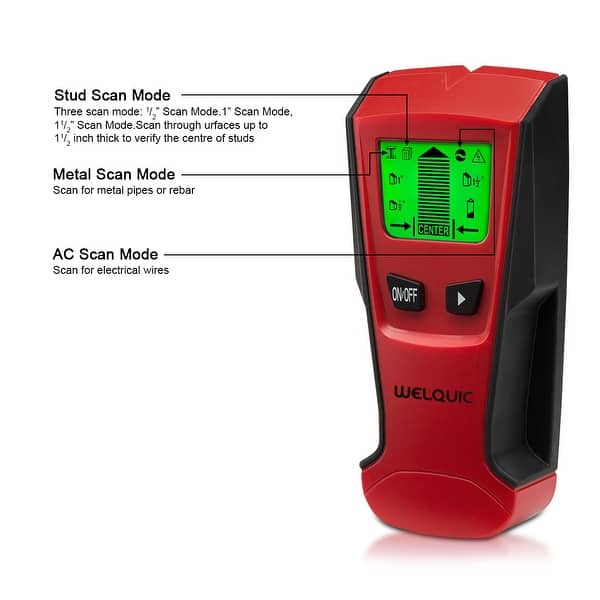 Shop Welquic 3 In 1 Stud Center Finder Metal And Ac Live