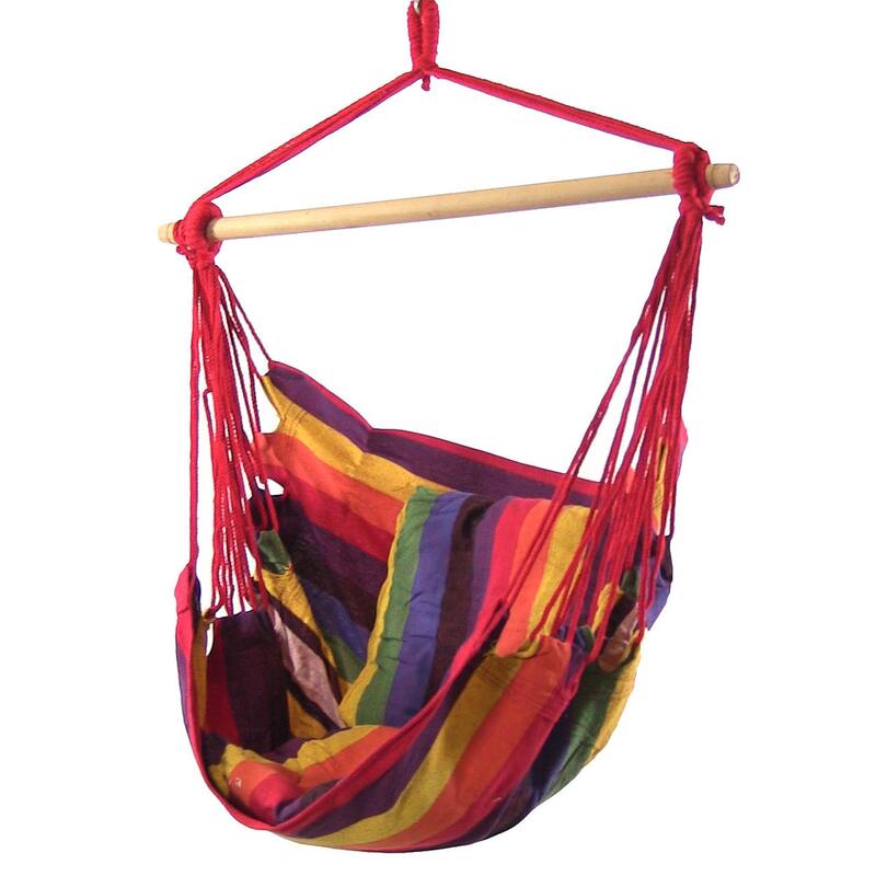 Sunnydaze Hanging Hammock Swing - Sunset