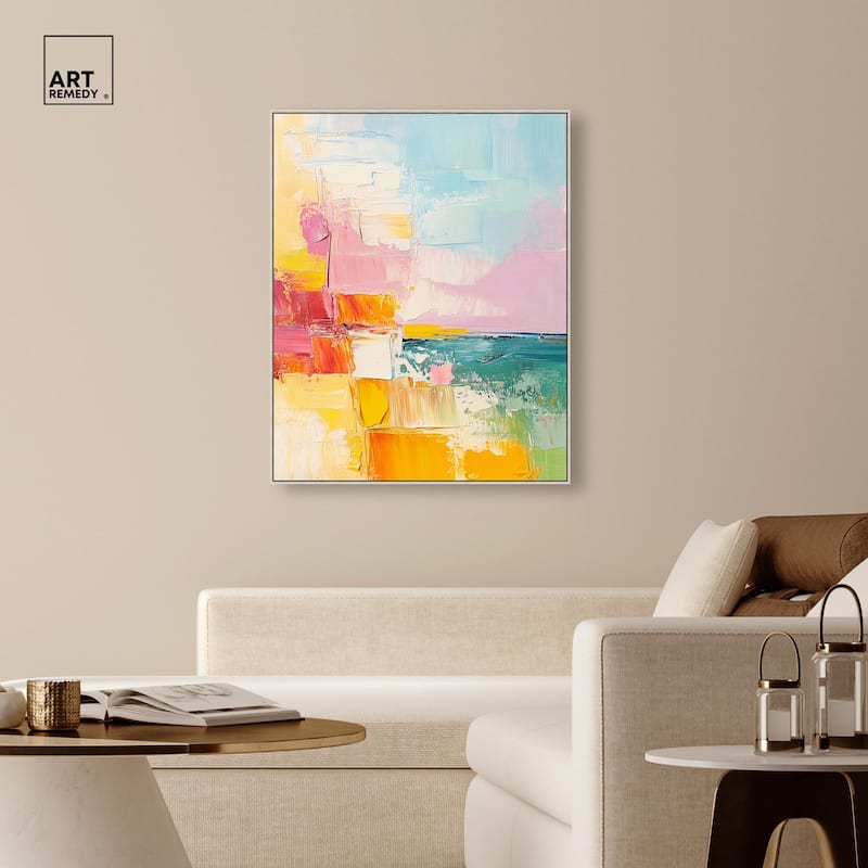 Hued Vista Canvas by Art Remedy