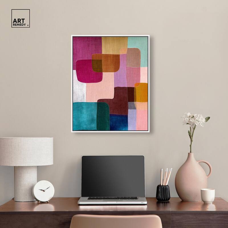Color Block Cadence III Canvas by Art Remedy