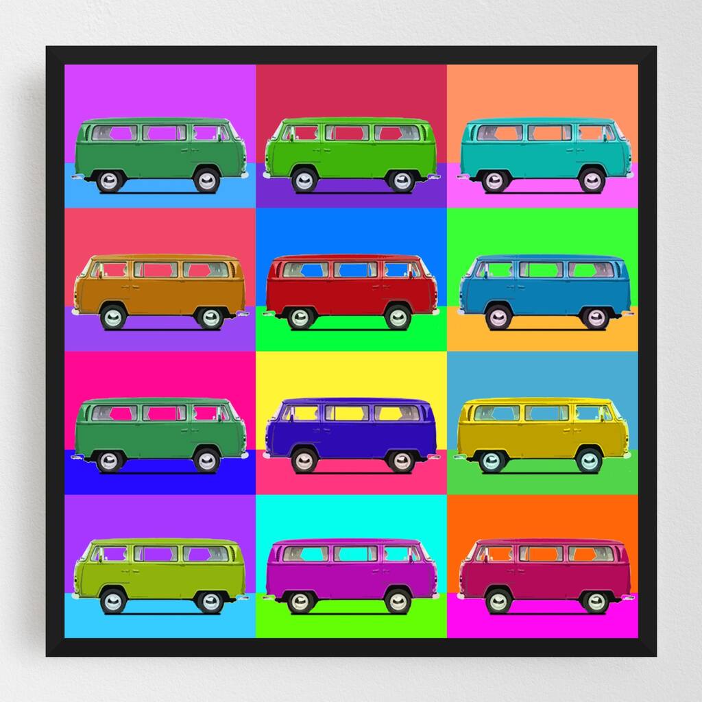 Andy Warhol Car Cars Pop Art Vehicle Framed Wall Art Print