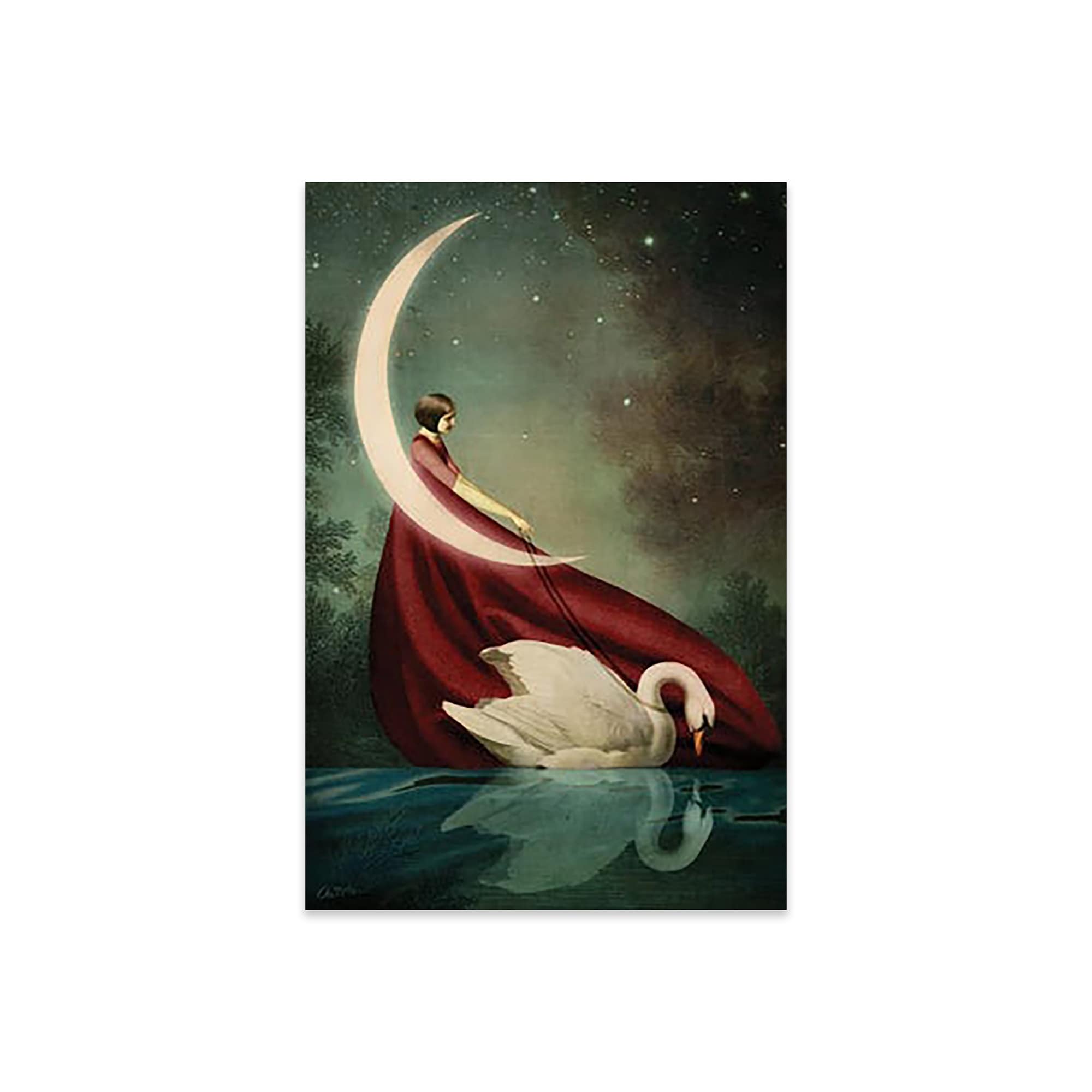 Catrin Welz Stein Leinwandbild 30x45cm - Kunstposter Für Wohnzimmer & Schlafzimmer