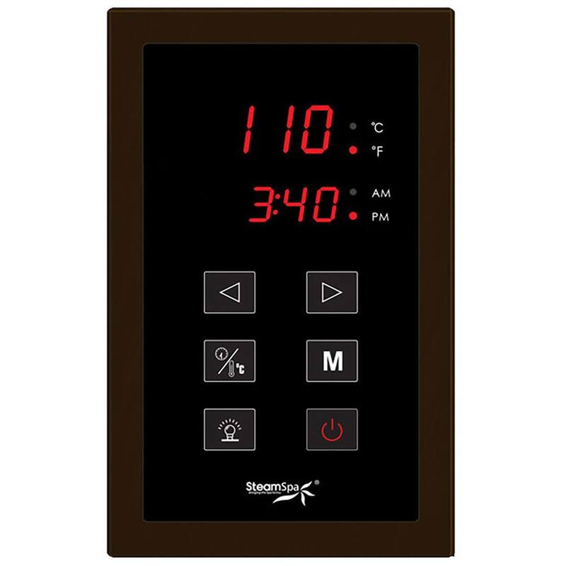 SteamSpa Oasis 10.5 KW QuickStart Acu-Steam Bath Generator Package