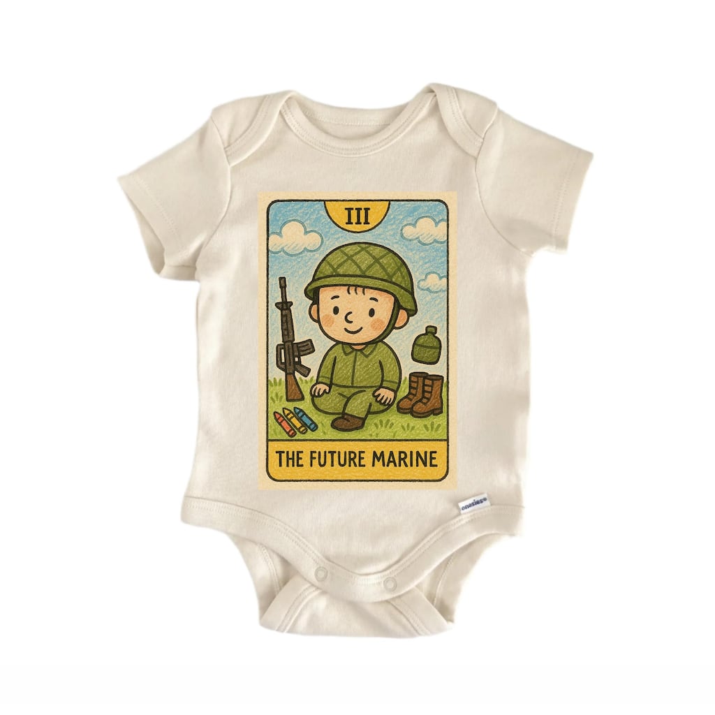 Future Military Tarot - Baby Bodysuit