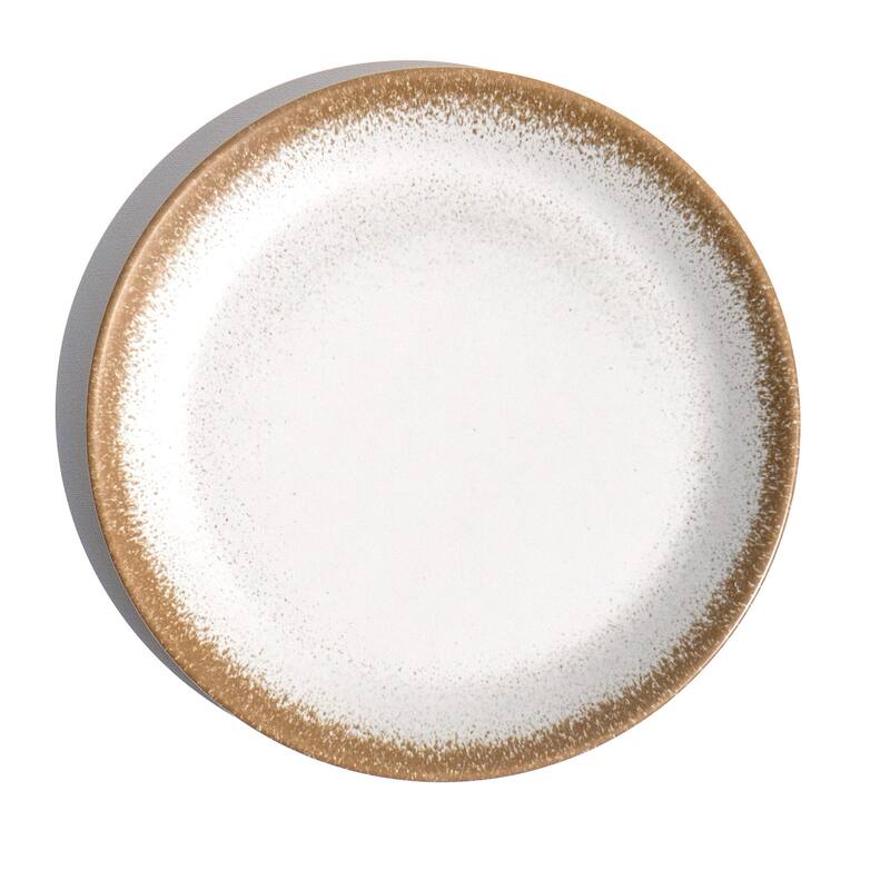 Abode Homewares Carmel Merge Reactive Salad Plate - White - 8.5" - Set of 6