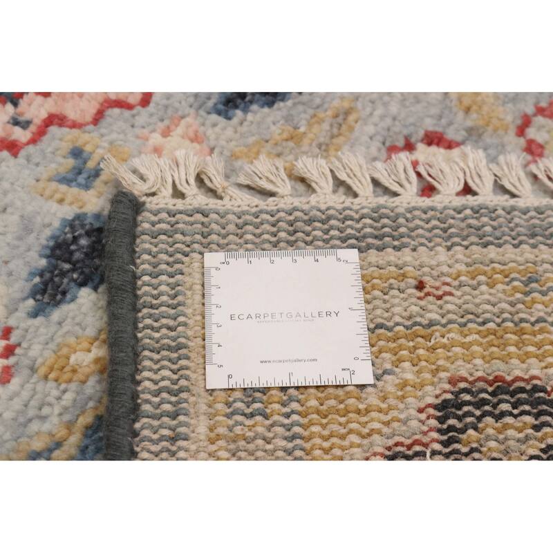 ECARPETGALLERY Hand-knotted Jules Serapi Light Denim Blue Wool Rug - 5'11 x 8'10