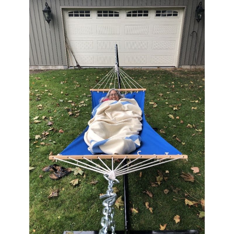 Olefin Hammock - Single - Quick Dry - 9.5 ft - Light Blue
