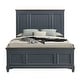 preview thumbnail 33 of 36, Roundhill Furniture Clelane Wood Bedroom Set with Bed, Dresser, Mirror, and Nightstand