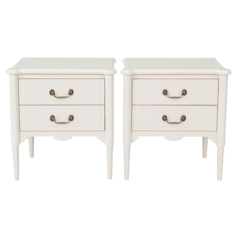 Design House Oxford 2-Drawer End Tables or Nighstands, 2-Pack