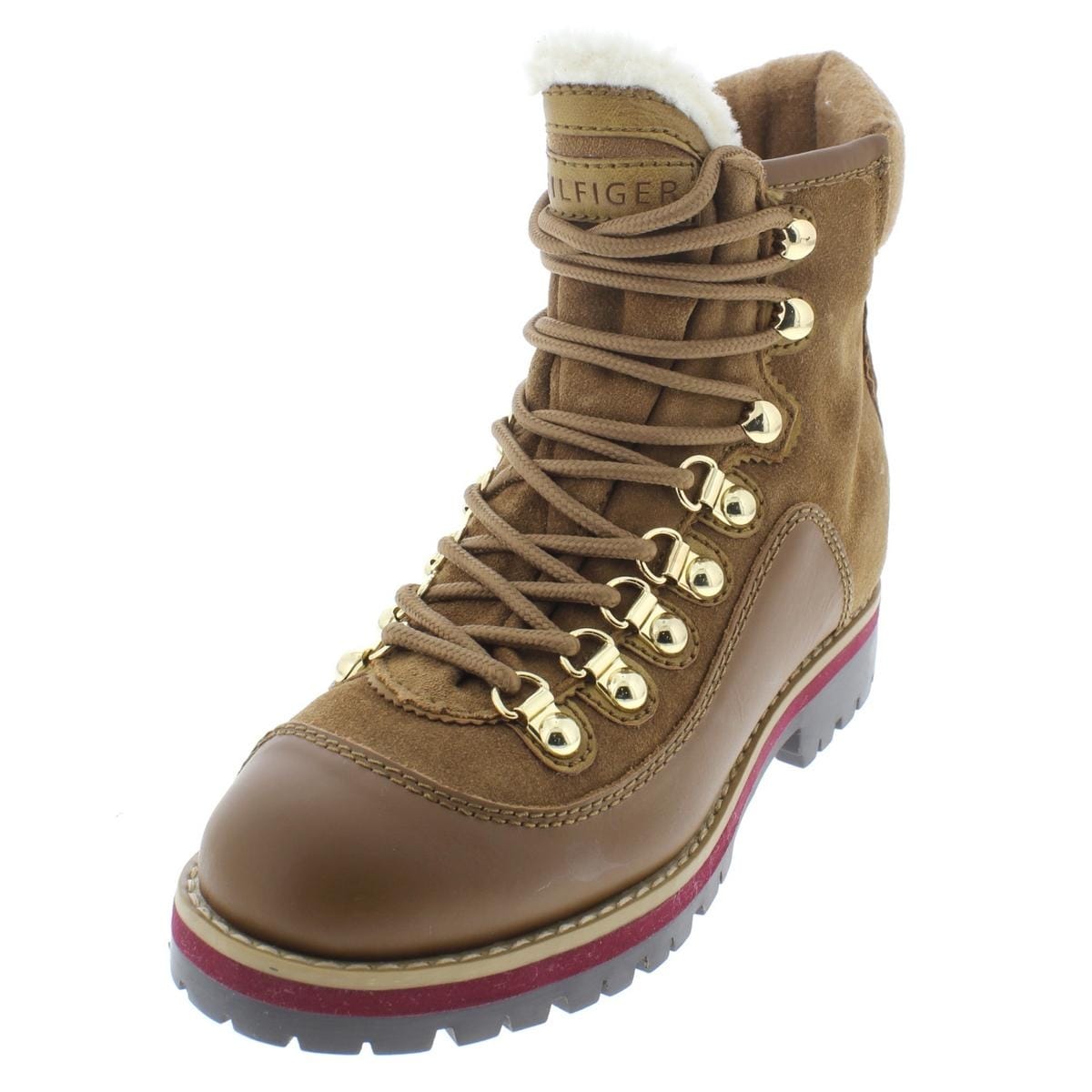 tommy hilfiger suede hiking boots