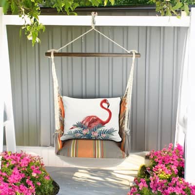 Magnolia Casual Swing Set 4 piece - Serene Sunset w/ Vivid Flamingo Pink