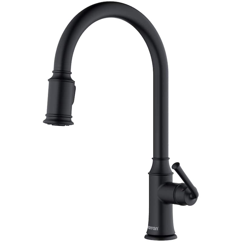 Karran USA KKF310 Auburn 1.8 GPM Single Hole Kitchen Faucet - Matte Black