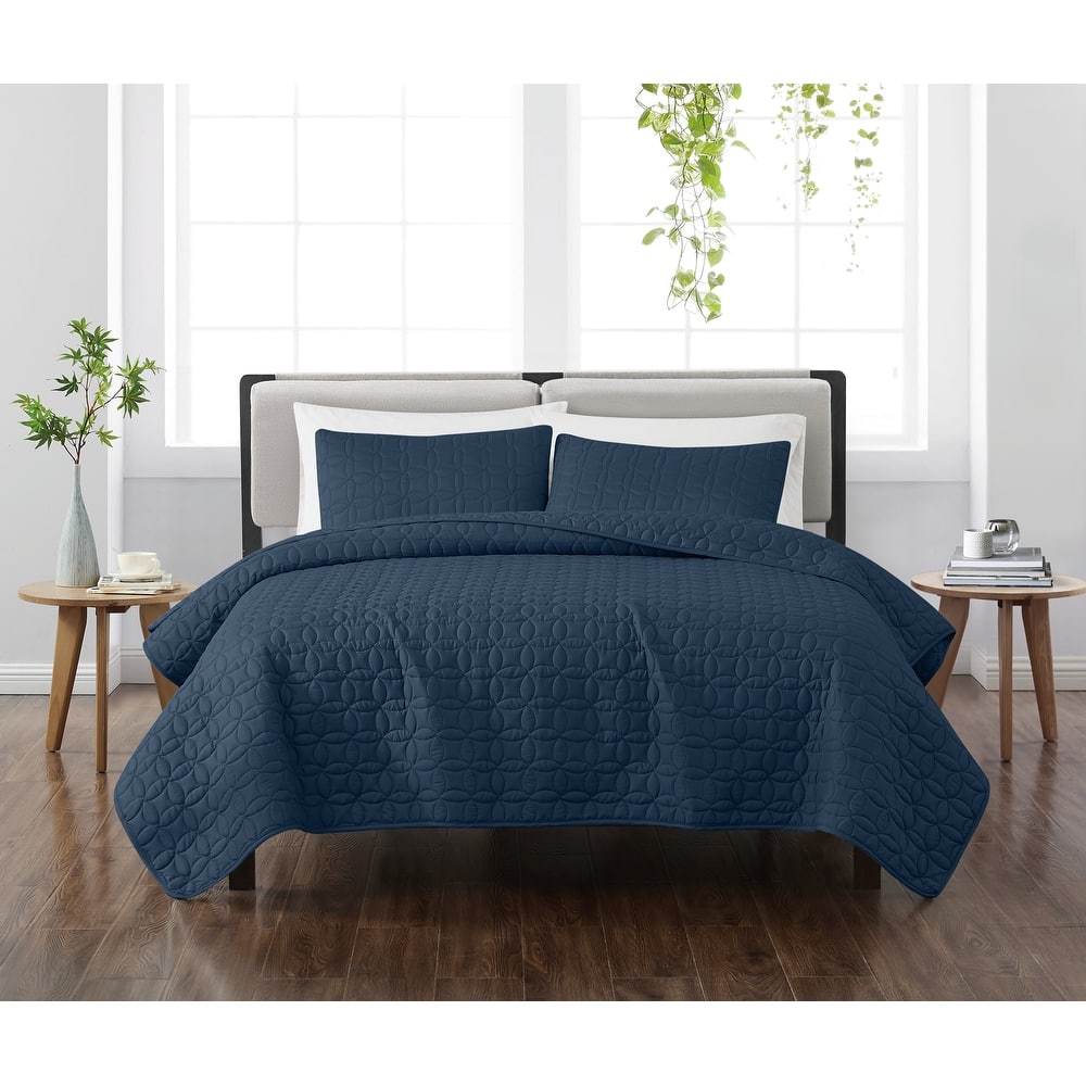 Cannon Geo Circle Solid Quilt Set