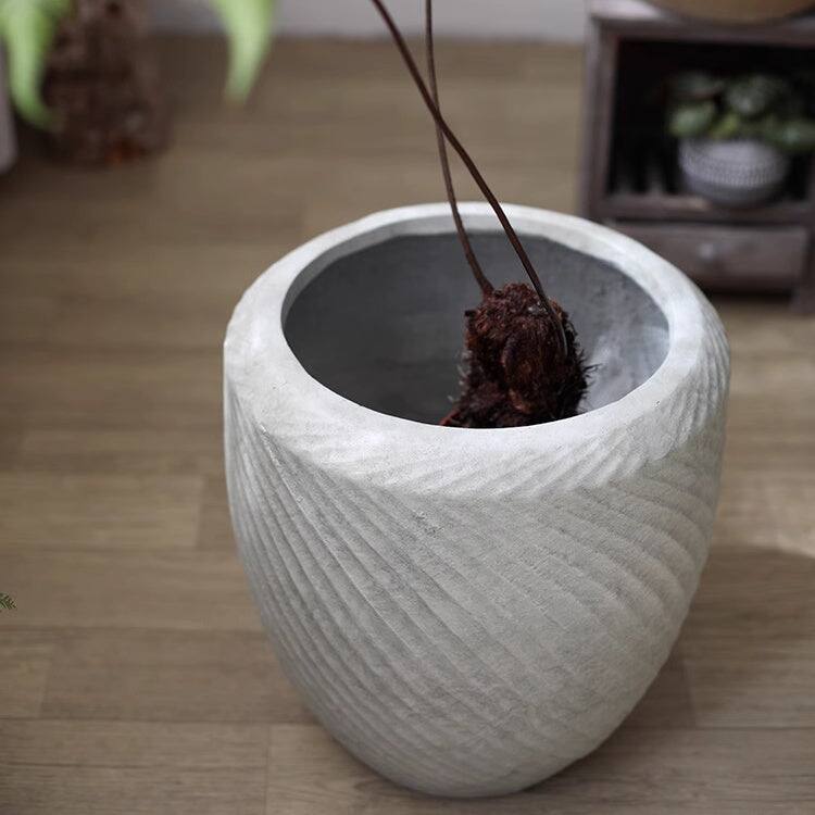 RusticReach Comtemporary Swirl Planter