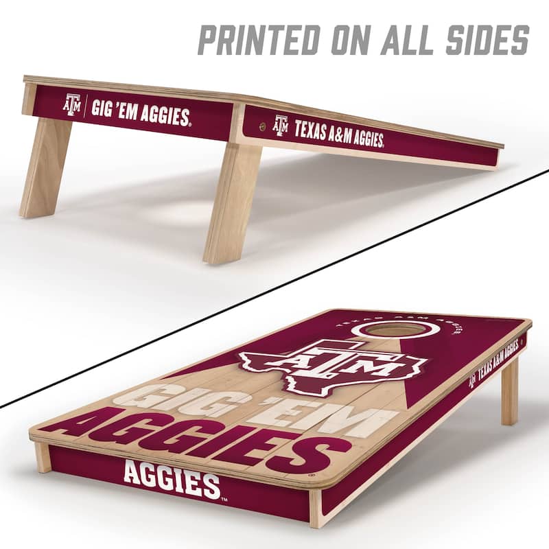 Texas A&M Aggies NCAA 2x4 Professional Cornhole Board Set