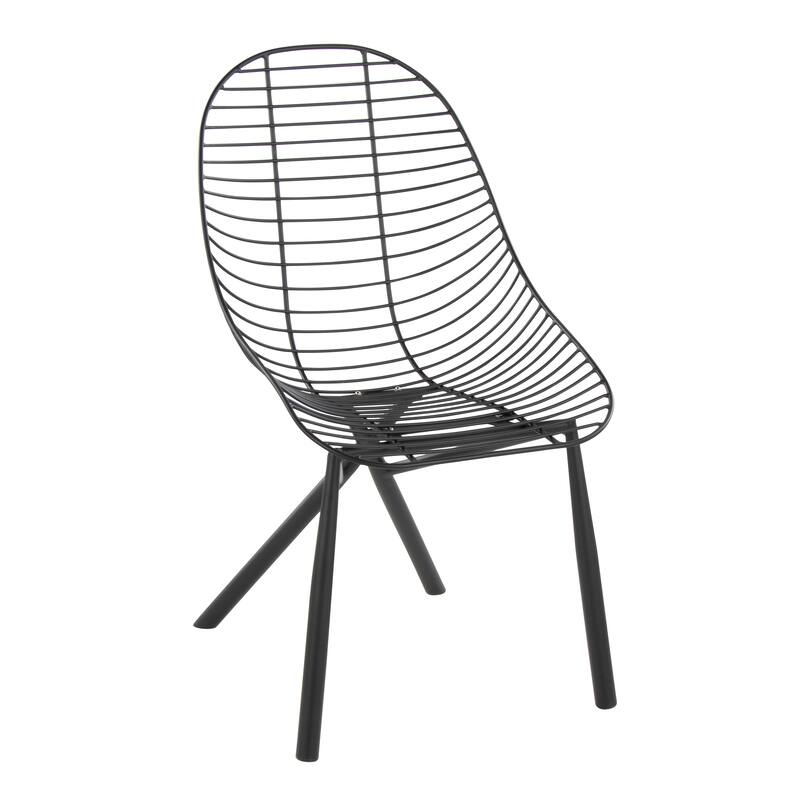 Copper Grove Beloslav Wired Chairs with Removable Faux Leather Cushions (Set of 2)