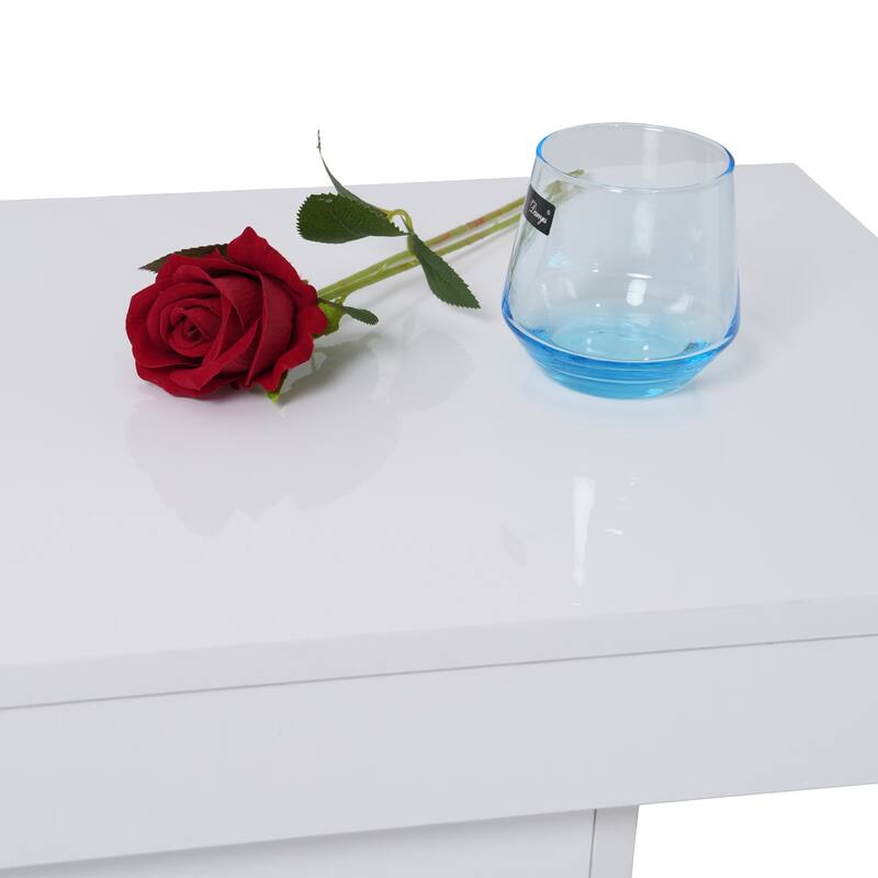 Multifunctional Storage High Gloss White TV Cabinet