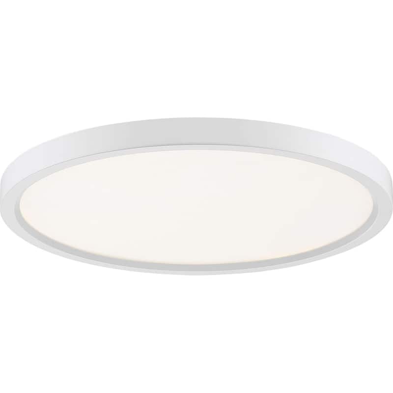James Allan Randolph 15" Wide LED Flush Mount Ceiling Fixture