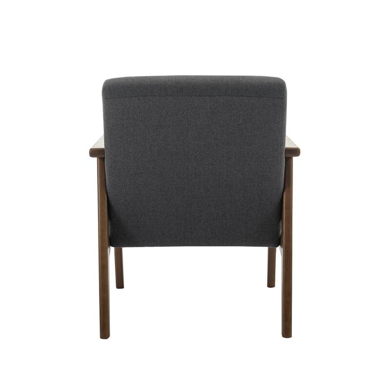 Porthos Home Laleh Fabric Accent Chair with Rubberwood Legs