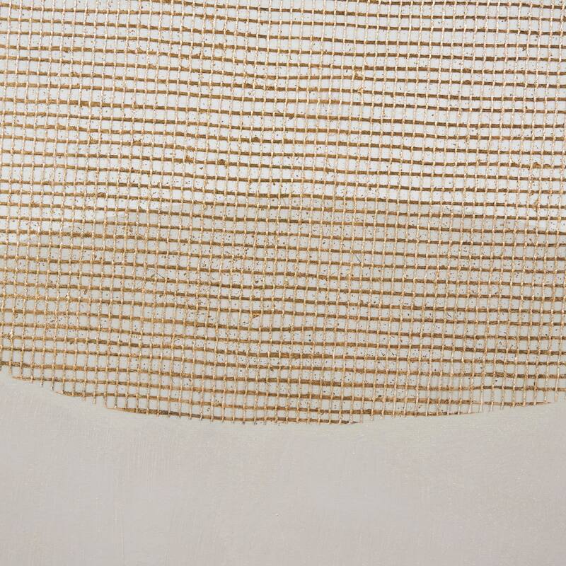 Canvas Abstract Framed Wall Art - Cream - Roche River Decor
