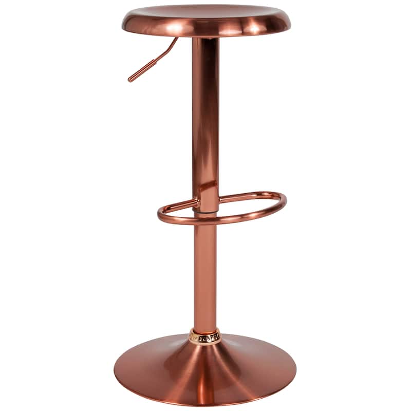 Adjustable Height Retro Barstool - 16"W x 16"D x 23" - 31"H