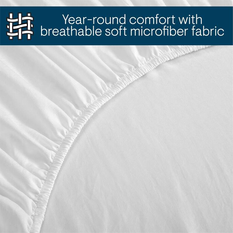 Aeropostale Premium All Season Microfiber White Sheet Set