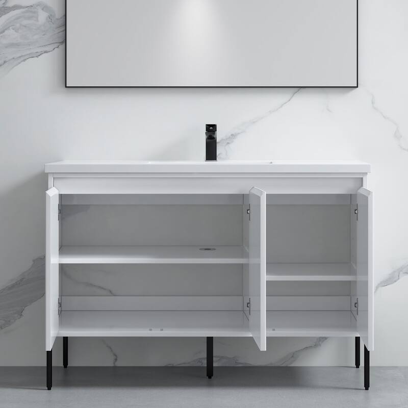 Ripple 48" Single Bathroom Vanity Kit (Assembly Required)