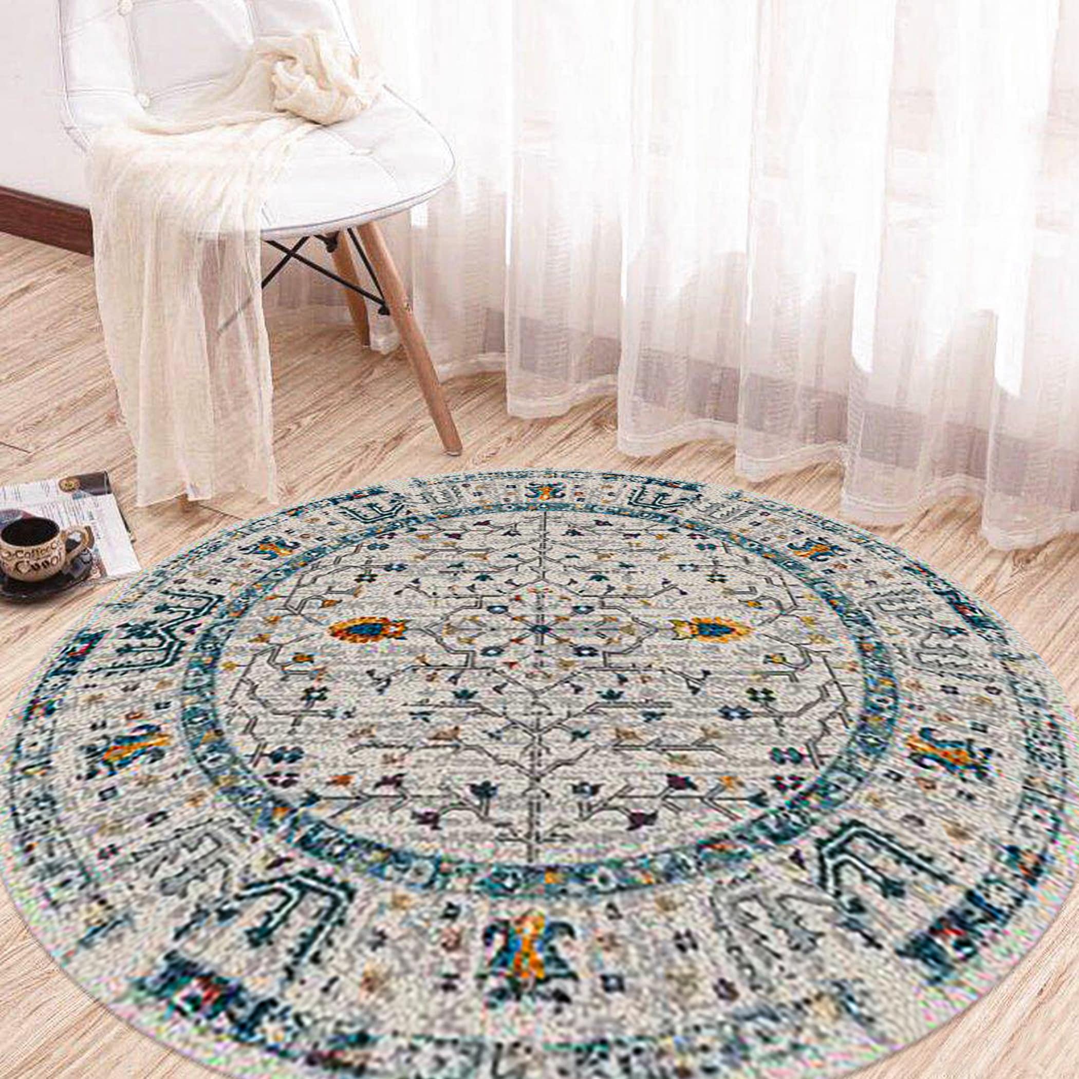 Marissa Mae Polypropylene Persian Boho Chic Rug - Overstock - 35713640