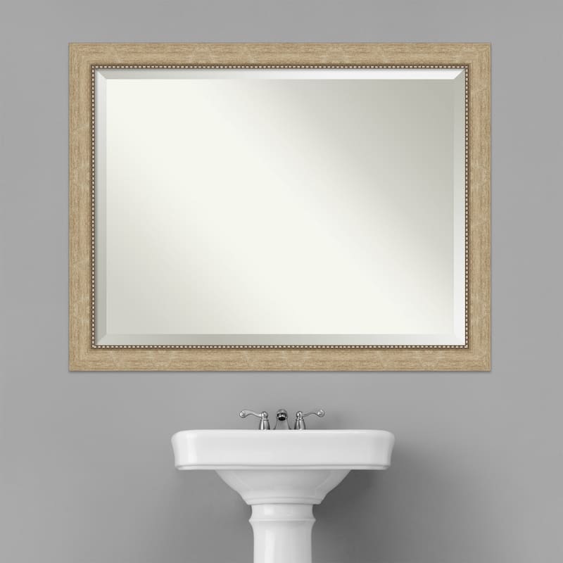 Beveled Bathroom Wall Mirror - Astor Frame