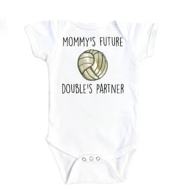 Volleyball - Baby Boy Girl Clothes Infant Bodysuit Funny Cute Newborn 1D