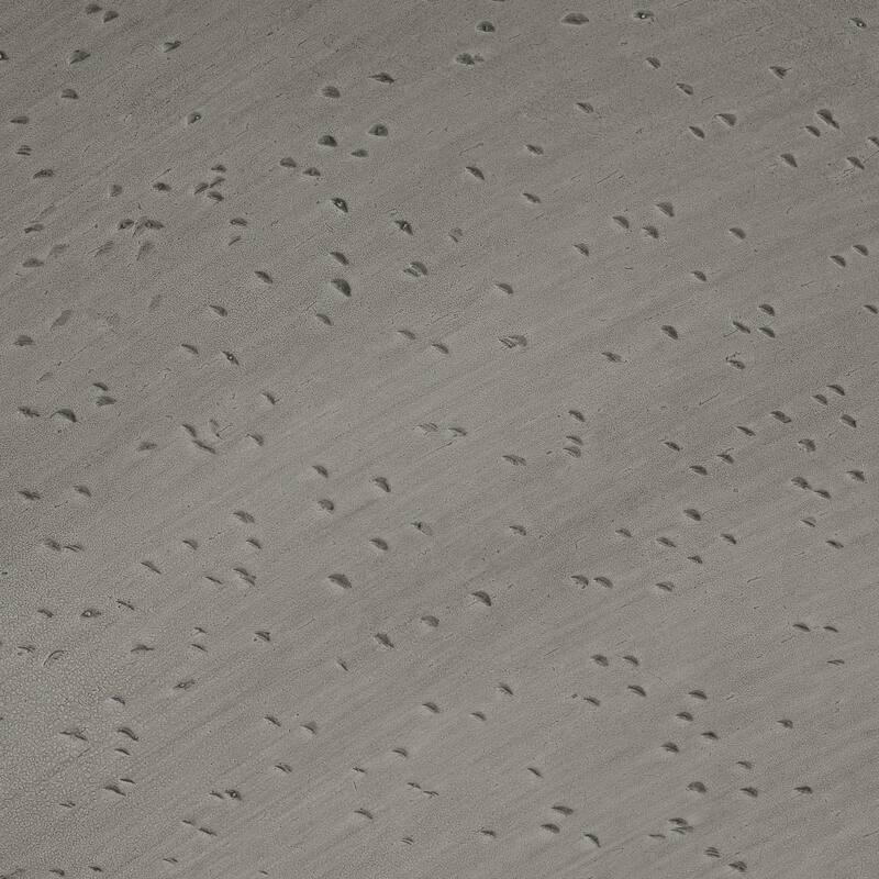 Roomfitters Outdoor Lightweight Side Table, Modern Fluted Accent Table for Patio, Garden or Living Room, Light Grey