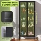 preview thumbnail 19 of 18, Kitchen Pantry Cabinet Glass Display Storage Buffet Sideboards with Glass Doors and 4 Adjustable Shelves