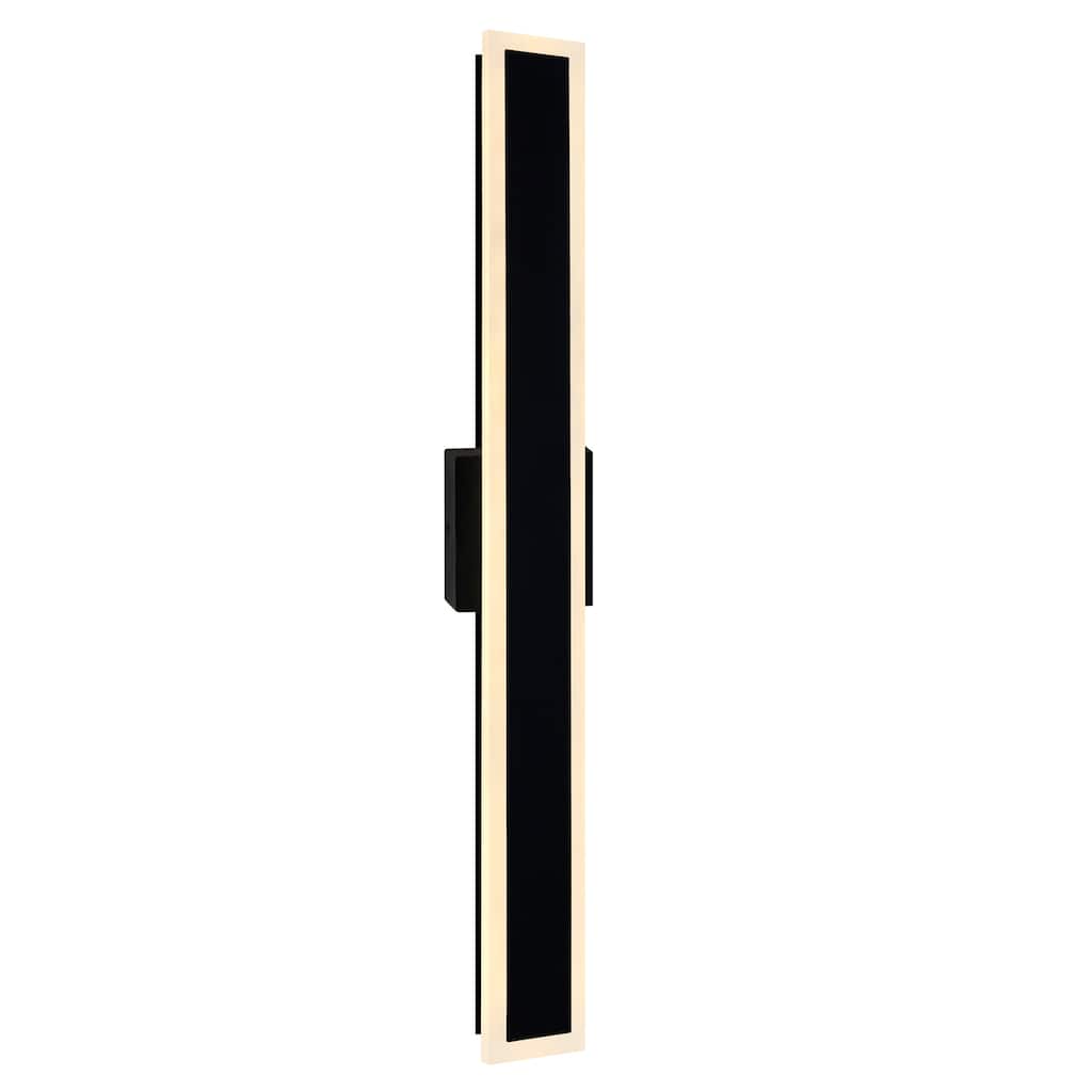 Malibu Integrated LED 40in Black Outdoor Wall Light