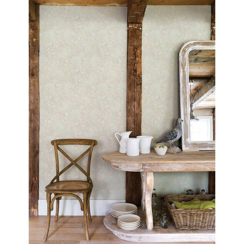 Chesapeake Vadouvan Blush Jacobean Trail Wallpaper