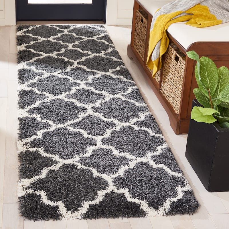 SAFAVIEH Hudson Shag Jeryl Glam Trellis 2-inch Area Rug