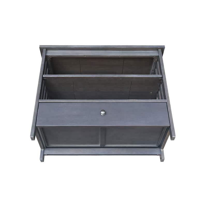 Solid Hardwood Mission Corner TV Stand