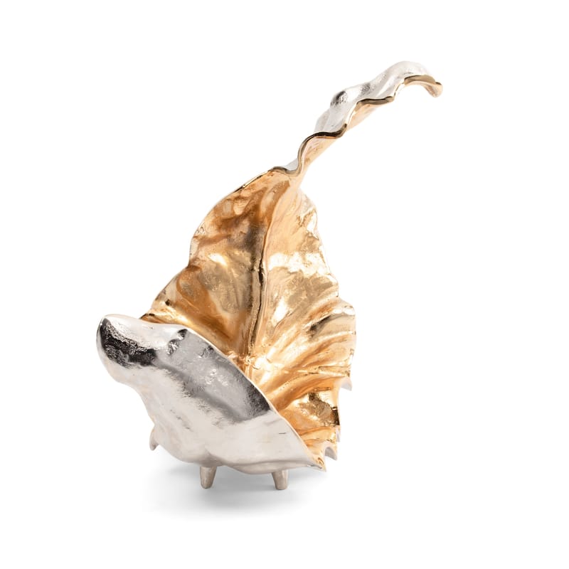 Willow Medium Two-toned Sculptural Leaf I