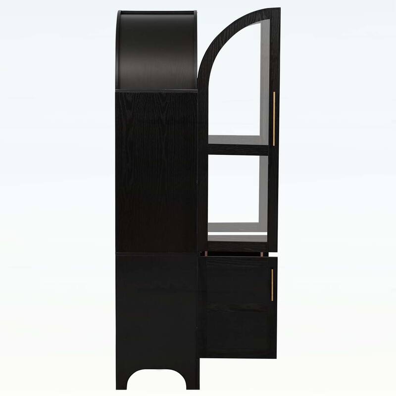 71 Inch Tall Cabinet for Versatile Storage and Elegant Farmhouse Design