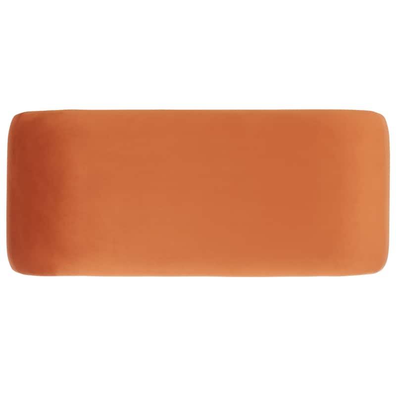 SAFAVIEH Margarett Modern Minimalist Glam Bench - 45" W x 18" D x 19" H - 45"W x 18"D x 19"H