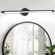preview thumbnail 19 of 46, Modern Rotatable Bathroom Vanity Light LED Bath Bar 31.5" - Matte Black