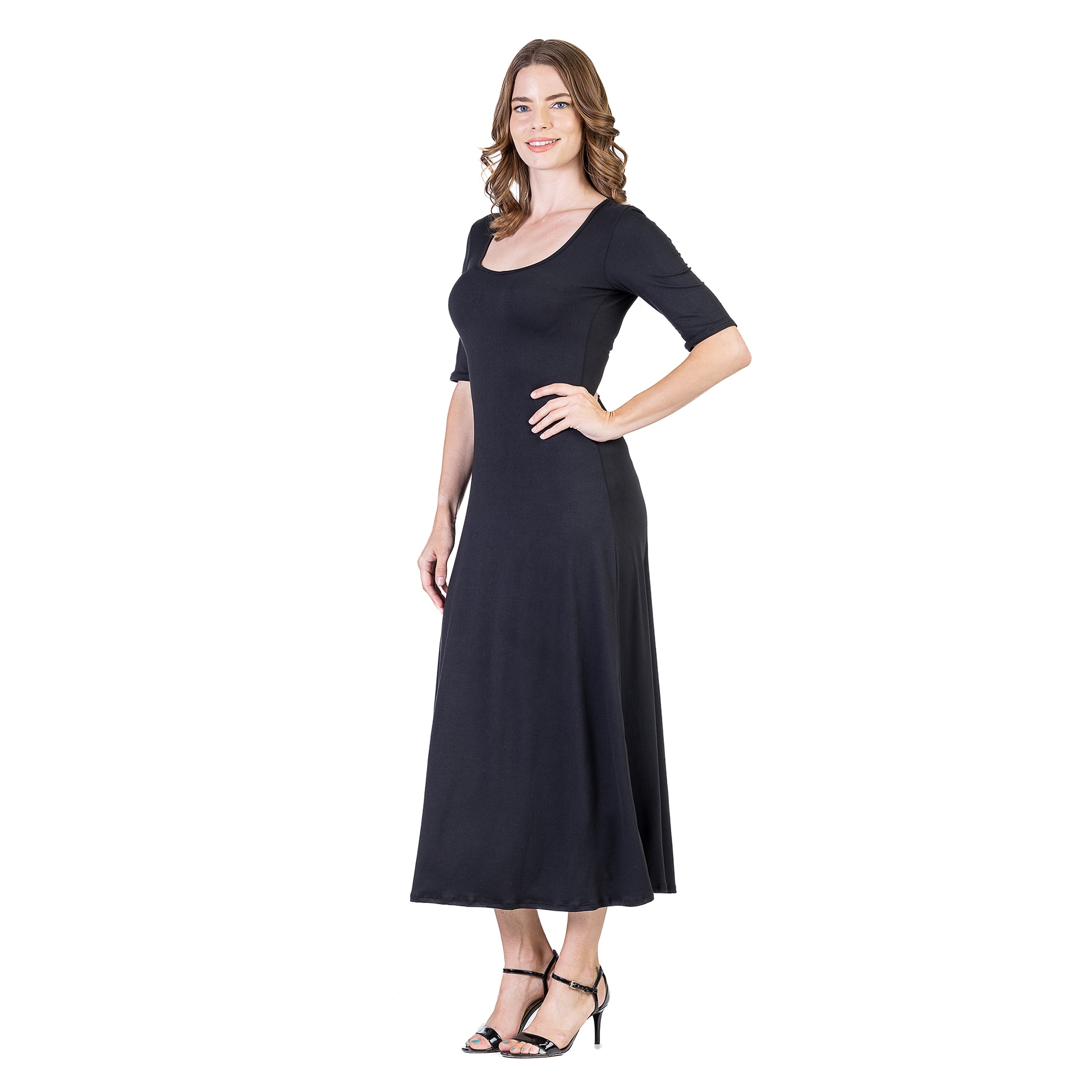 ladies casual maxi dresses RUMIA for Women Summer Sundress with Pockets Army S back vibe or dressed up with accessories Wholesale African Ankara Women Casual