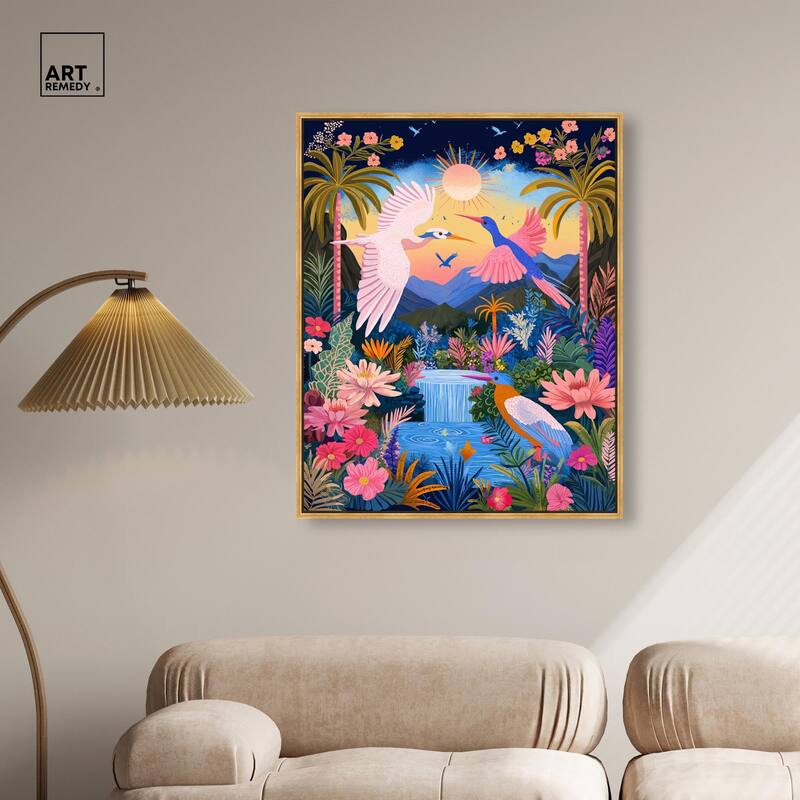 Waterfall Haven Canvas by Art Remedy