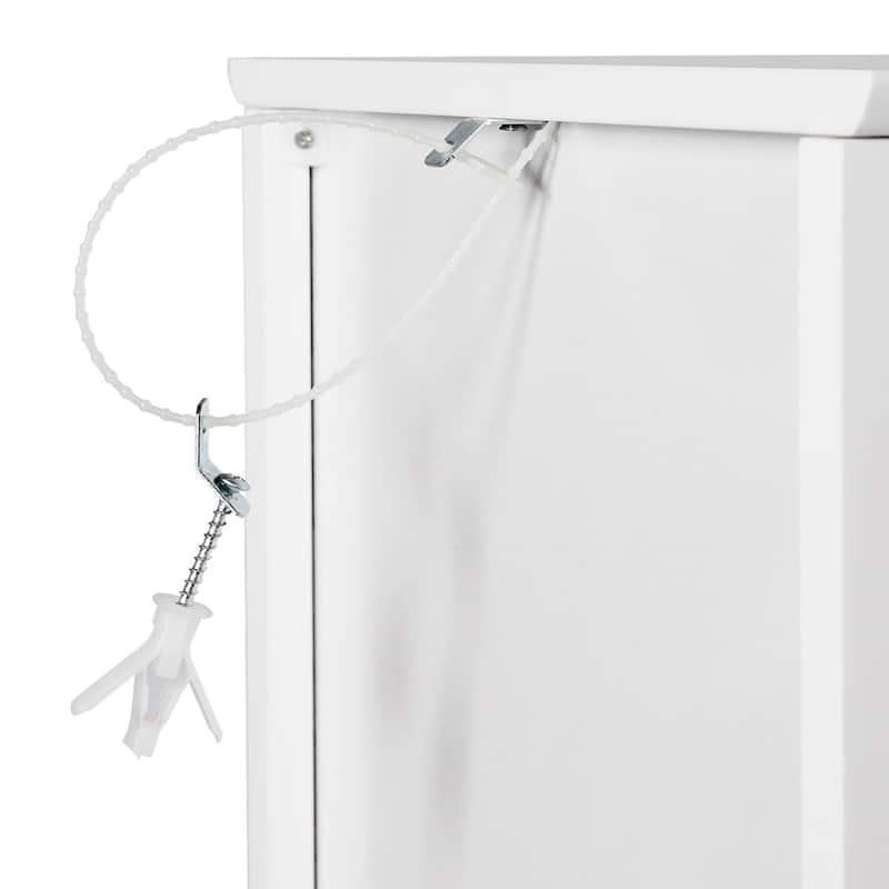Yaheetech Bathroom Free Standing Storage Floor Cabinet with Drawers