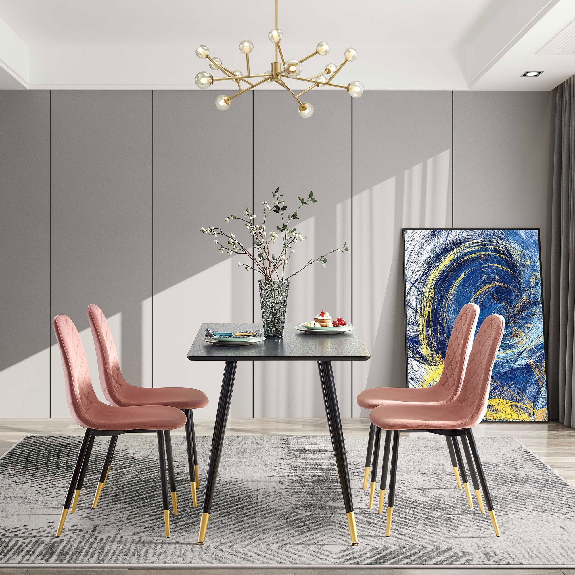 Copley velvet dining chair sales