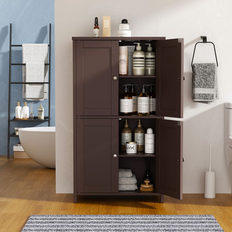 Multi-Room Storage Cabinet with Waterproof Board – Organizer for Bathroom, Kitchen & Living Room