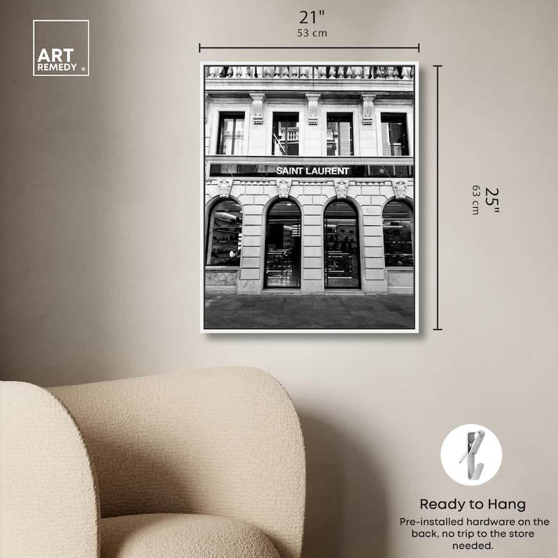 Glam Store front II Canvas by Art Remedy