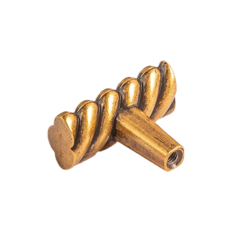 Utopia Alley Naples Cabinet Ring Metal Drawer Pull knob/Pull, Antique European Brass, knobs 1.48"/3.75"/5" center to center