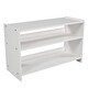 preview thumbnail 19 of 18, Storage Loft Bed with 2 Movable Shelves & Ladder, Guardrail Chalkboard Designed, Twin Size, Solid Wood Slats Support